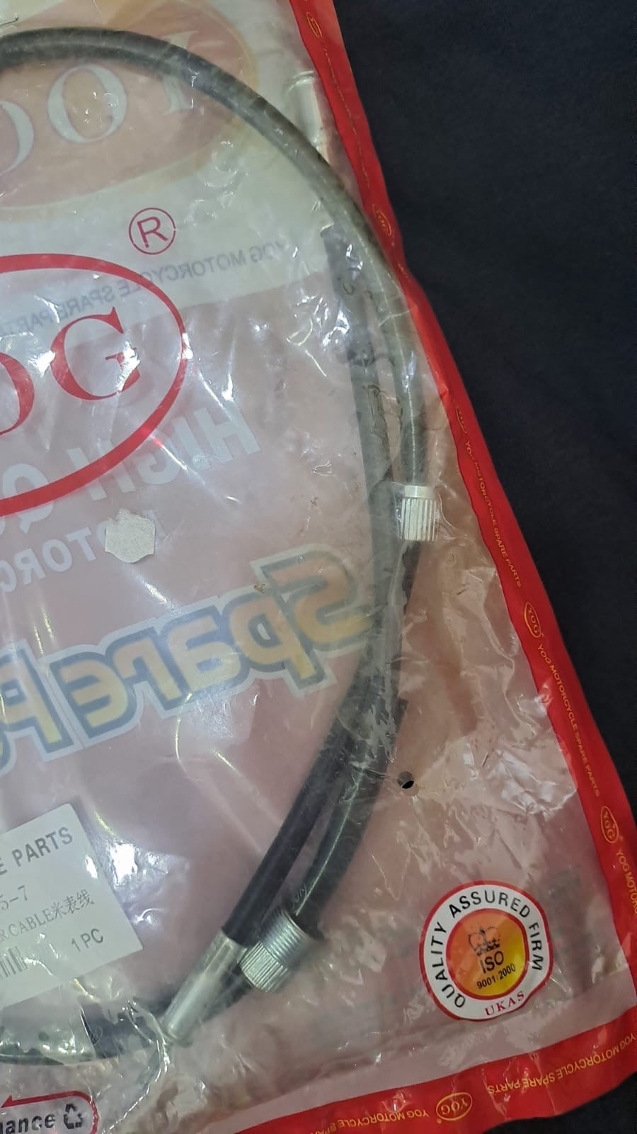 Cable marca kilometraje o velocimetro de genesis HJ 125-7